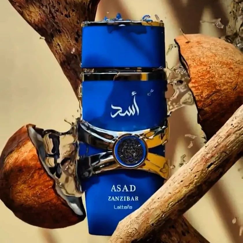 Asad Zanzibar - Perfume by Lattafa - Eau de Parfum for Men- 3.4 Fl.oz 100ml