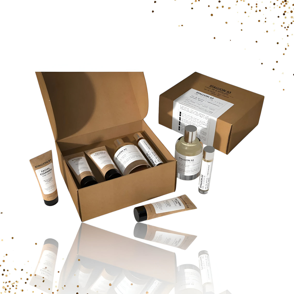 Emper Stallion 53 4in1 Gift Set (100ml EDP-Facial Cleanser-Shower Gel-15ml UAE)