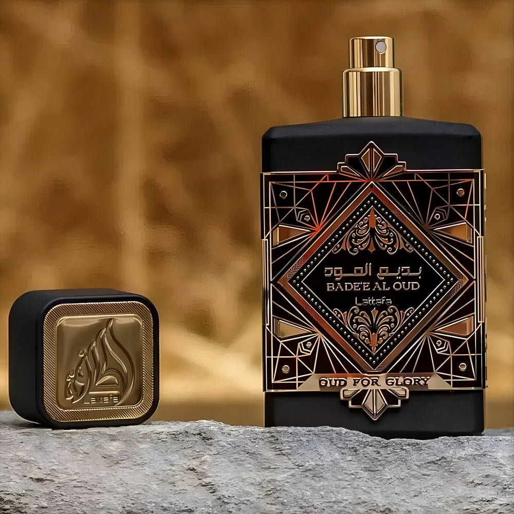 Badee Al Oud for Glory by Lattafa - Luxury & Authentic Fragrance - Unisex Eau De Parfum - 3.4Fl Oz / 100ml