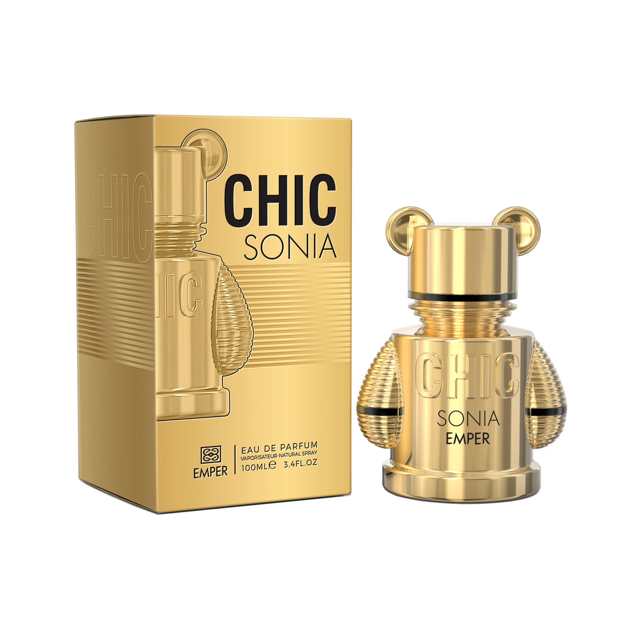 Chic Sonia Perfume by EMPER - Unisex Eau de Parfum - 3.4 fl oz / 100ml.