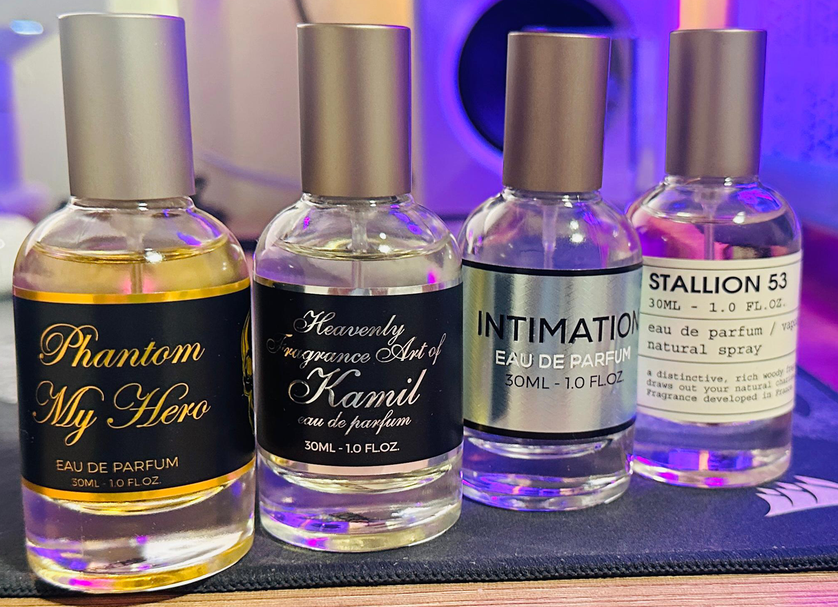 Discovery Set II Emper ➤ Stallion 53 , Intimation, Kamil, Phantom My Hero Unisex Eau de Parfum 30ml each (120ml Total).