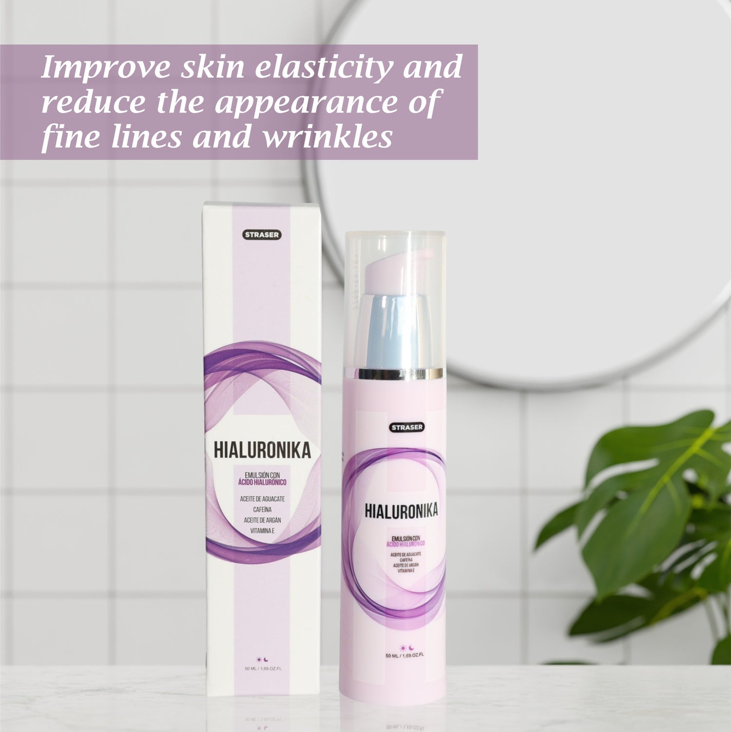 Straser - Hialuronika. Day & Night Anti-aging Facial Emulsion with Hyaluronic Acid - 1.69 Fl. Oz.
