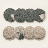 Tilley + Me Handmade Macrame Coasters | Boho Drink Mats