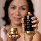 Straser - Anti-Aging Day & Night Cream. 2-in-1 Organic Moisturizer Facial Emulsion & Eye Contour