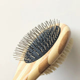 Tilley + Me Two-Sided Pet Brush – Bristle & Wire for Shedding & Detangling