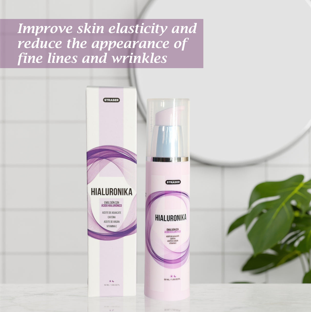 Straser - Hialuronika. Day & Night Anti-aging Facial Emulsion with Hyaluronic Acid - 1.69 Fl. Oz.
