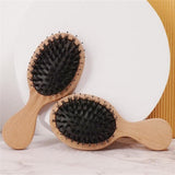 Tilley + Me Mini Detangle Bamboo Travel Hairbrush – Compact & Gentle on Hair