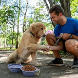 Tilley + Me Collapsible Double Pet Bowl – Lightweight & Portable for Travel